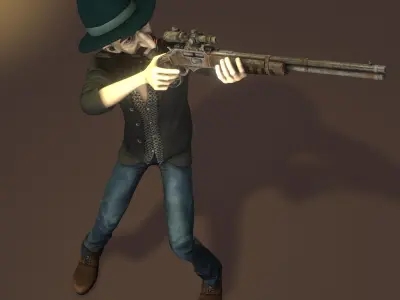 Moriarty for iClone 8 Low-poly 3D model