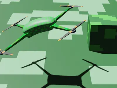 Quadcopter 3D model buy