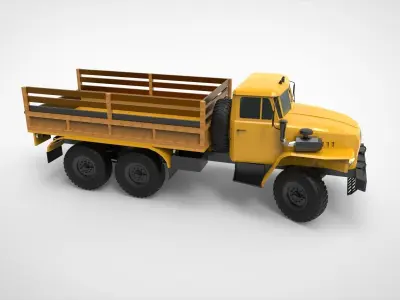 Truck Ural-4320 3D model by maryamarrumi