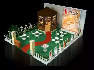 Exhibition - Area -10X9-3DMAX2012-049 3D model
