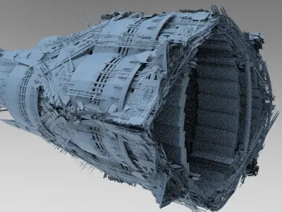 Grand Cigar zeppelin 5  3D model