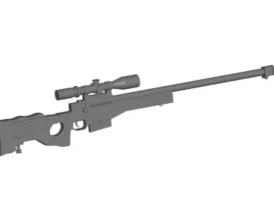 Accuracy International Arctic Warfare 3D model order