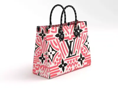 Louis Vuitton Leather Bag 11 3D model