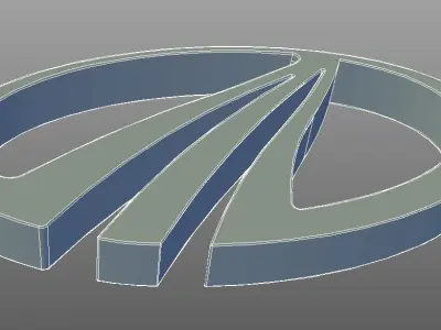 Mahindra Logo 3D model purchase