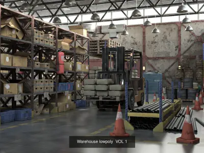 Warehouses warehouse 3D Model Pack
