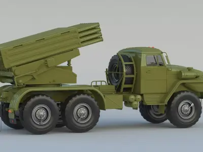 BM 21 Grad 3D model