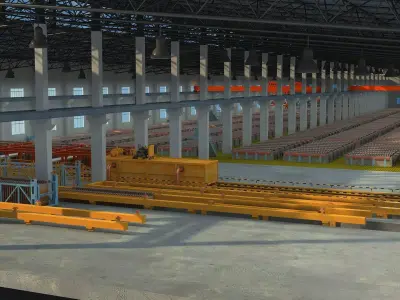 Electrolysis Plant 3D model
