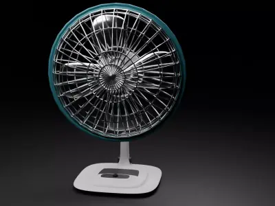 Fan 3d Antique  model  3D model