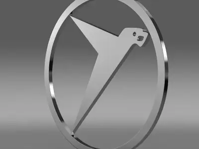 Messerschmitt logo 3D model