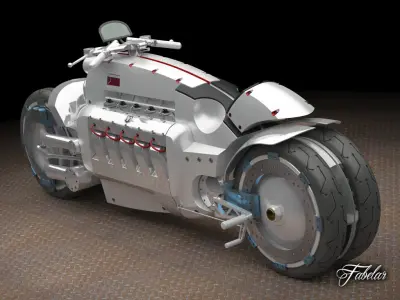 Dodge Tomahawk concept 3D model