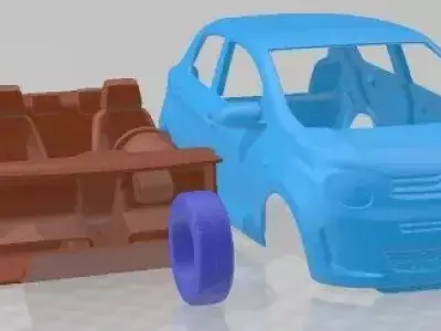 Citroen C1 2015 Printable Car 3D print model