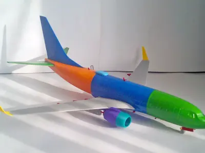 181213 Model kit Boeing 737-700 Sharklet Down 3D print model