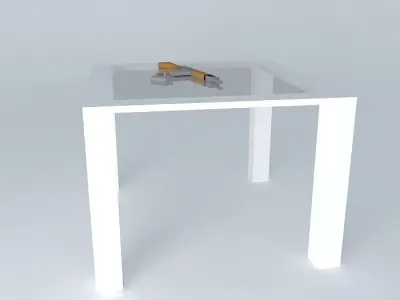 Armalite AR-16 on a table Free 3D model
