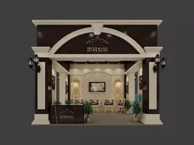 Exhibition - Area -6X6-3DMAX2009-10 3D model