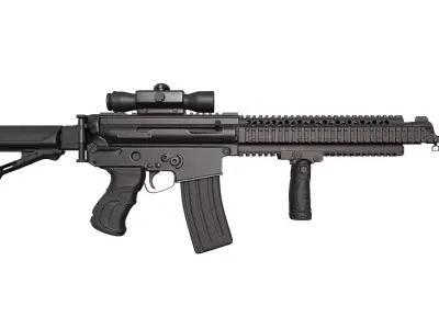 Pindad SS2 V4 A1 3D model