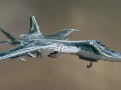 Wrecker Fighter Jet 3D model