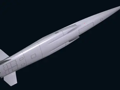 ASN4G - Air-sol Nucleaire de 4e Generation 3D model