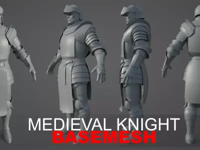 Medieval Armor Basemesh 3D model