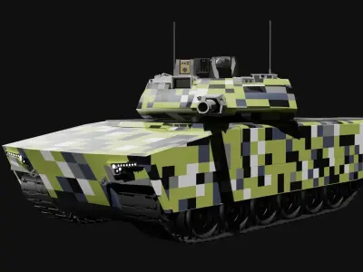 Lynx 120 Armoured Fighting Vehicle Tank 3D model