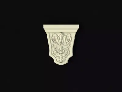 pilaster ornamental corbel 3D model