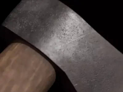 old axe Low-poly 3D model purchase