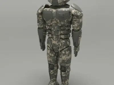 soldier of futur  3D model