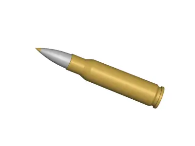  308 bullet 3D model