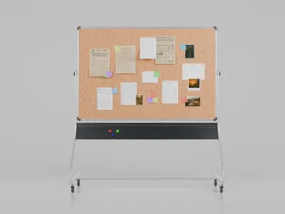  Office Essentials Corkboard Set - Customizable Pin Boards 