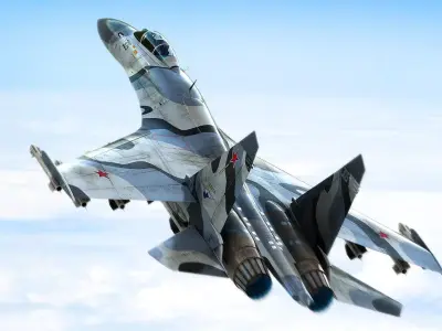 Su-27 Flanker 3D model purchase