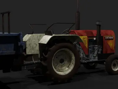 Eicher Tractor 3D model