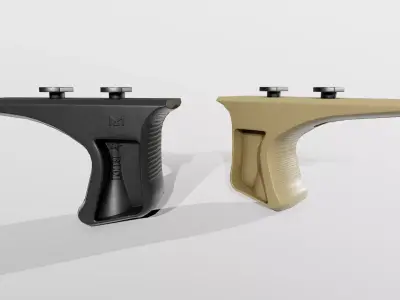 BCM Gunfighter KAG-MLOK Angle Forward Grip Low-poly 3D model