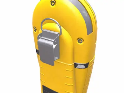 Portable Gas Detector Low Poly Low-poly 3D model