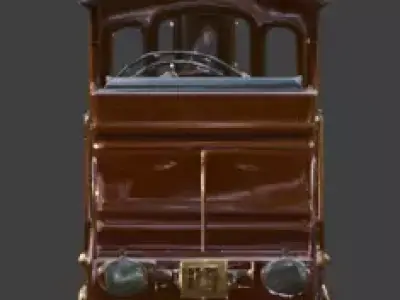 Steampunk Heavy Armored Train 3D Model Low-poly 3D model buy