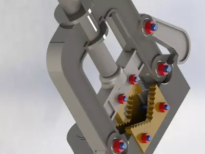 clamping mechanism 3D model