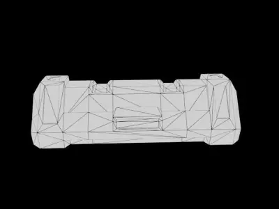 3D Model Scifi ammo energy Lowpoly Low-poly 3D model