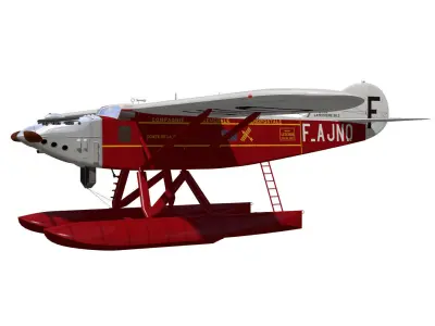 Latecoere 28 3D model purchase