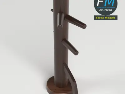 Martial arts wooden dummy 3D model
