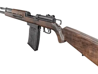  Brondby M37 Rifle Low-poly 3D model