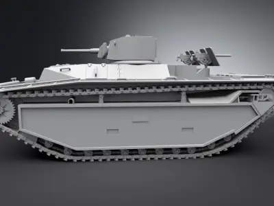 LVT A 1 Scale model 3D print model
