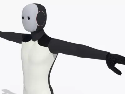 Humanoid Robot 3D model 3