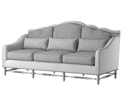 blackwood americano sofa art 5489 3D model
