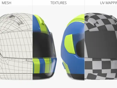  Aerodynamic Road Helmet Blue 
