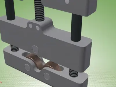 Knurling Tool Hand Type Free 3D model