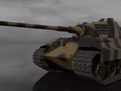Tiger II 3D model