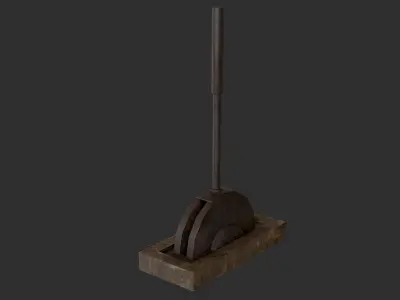 Levers buttons and switches pack Low-poly 3D model