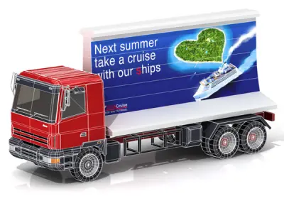 Ad truck 3D model