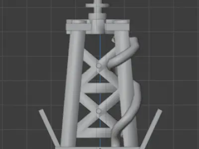 3d tesla low poly from midlage Free low-poly 3D model