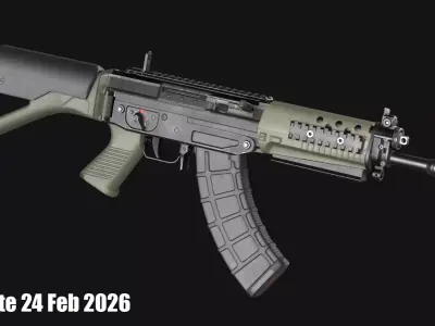 SIG SG 553 and SG 553-R Assault Rifle Pack - Game Asset Low-poly 3D model