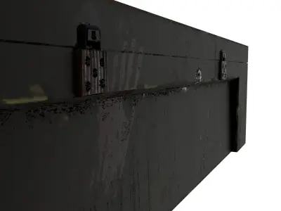 Weapon case box Low-poly 3D model