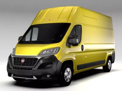 Fiat Ducato Van L3H3 2017 3D model